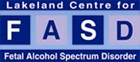 A blue and white logo for the oakland center of alcohol spectrum.